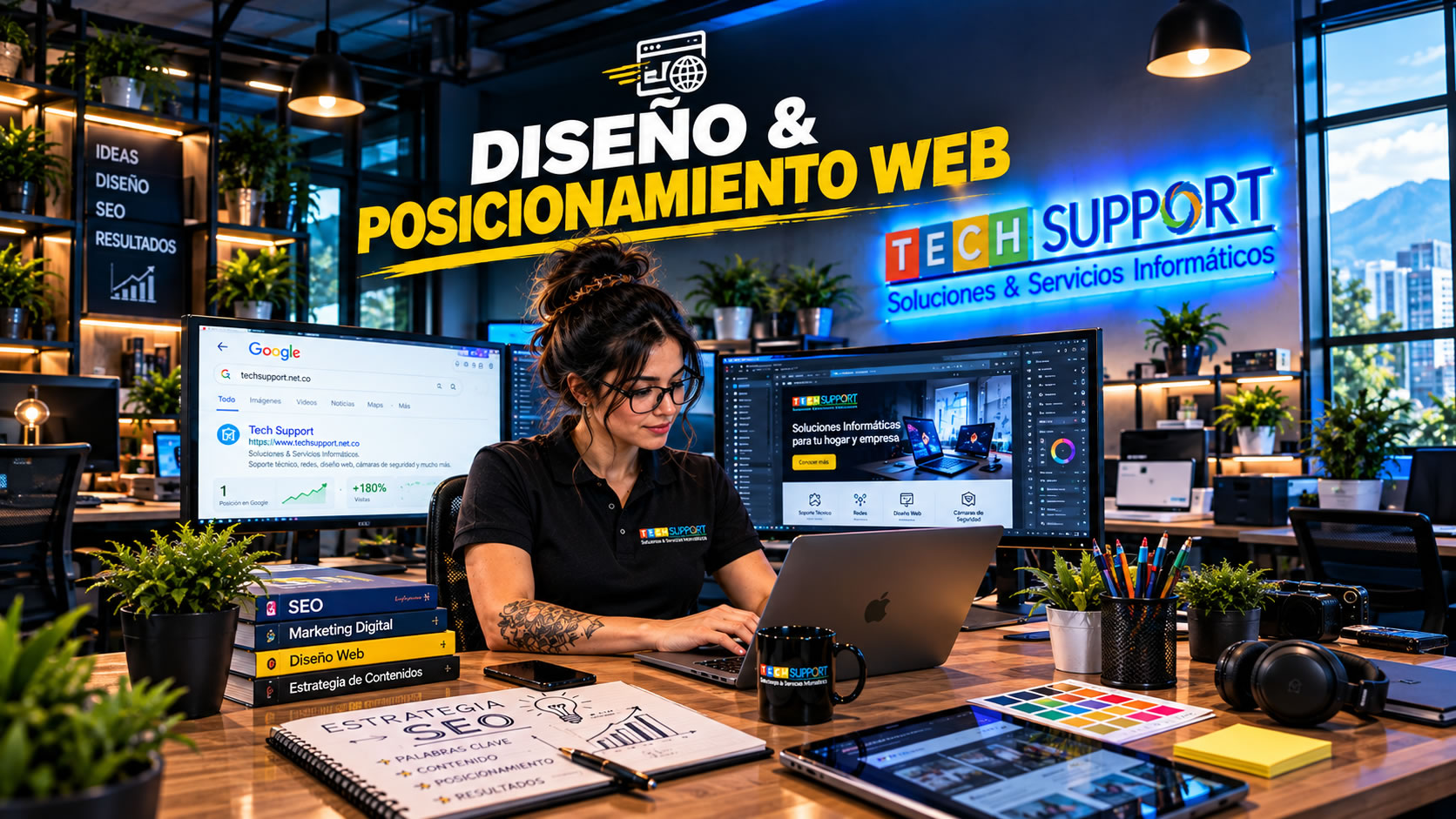 Diseño y Posicionamiento Web Tech Support