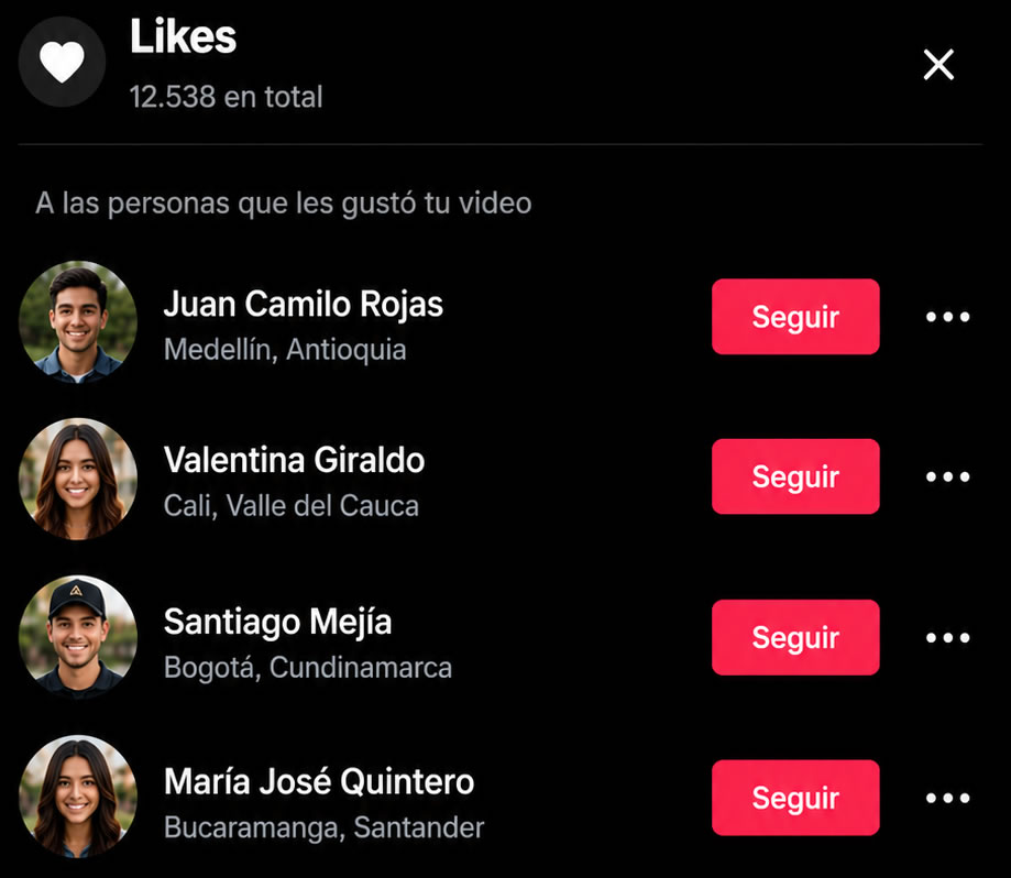 Comprar Likes TikTok Colombia